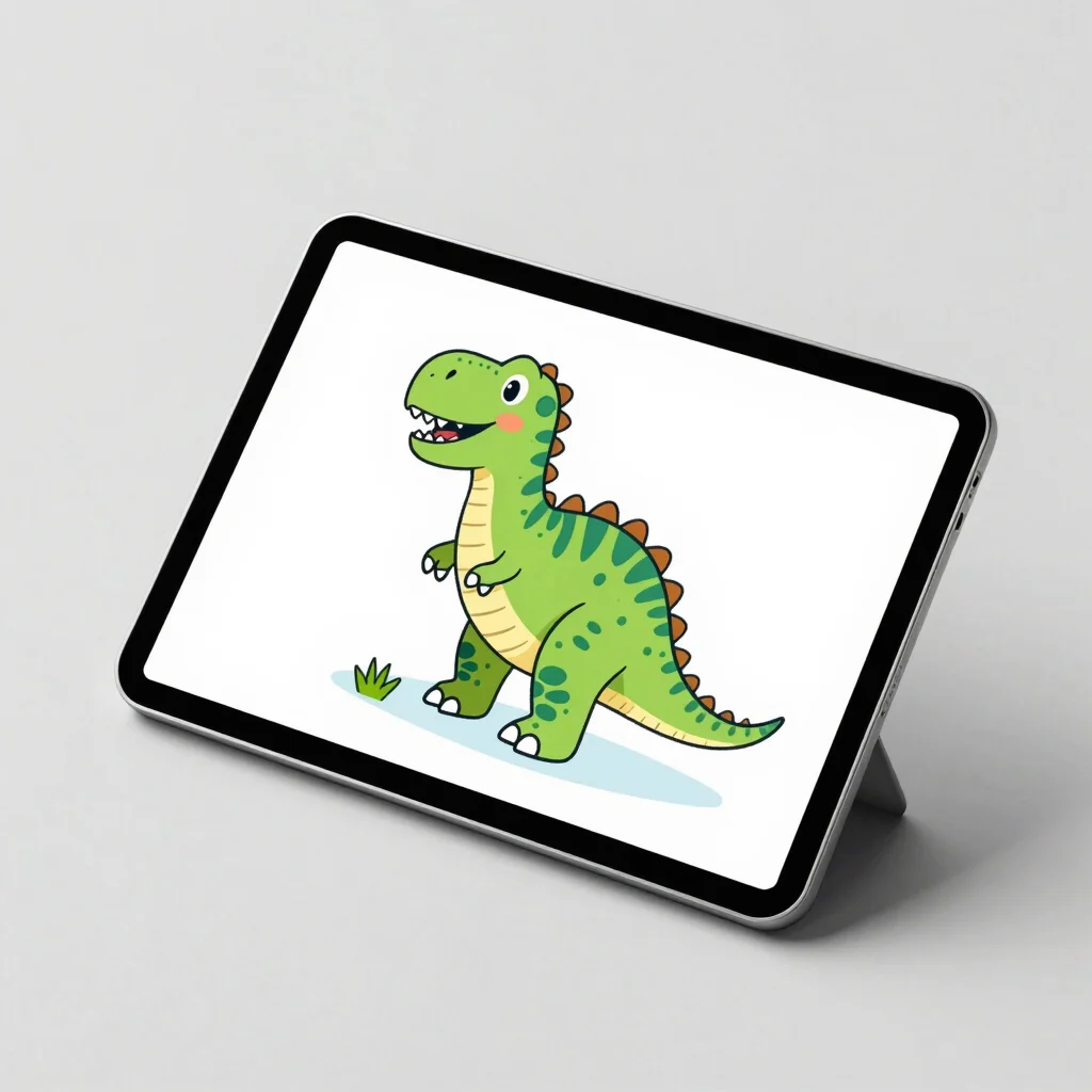 Dino Adventure Printable Coloring Book